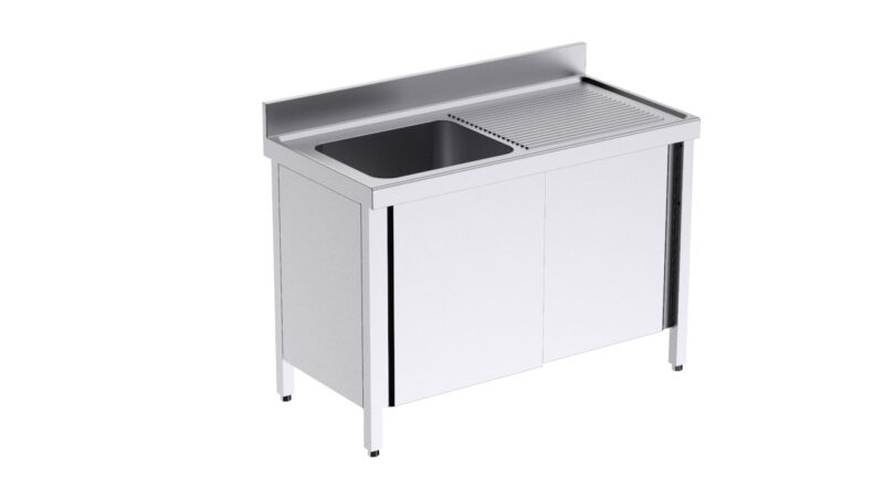 Fregadero gama 550 con bastidor y puertas - Imagen 5