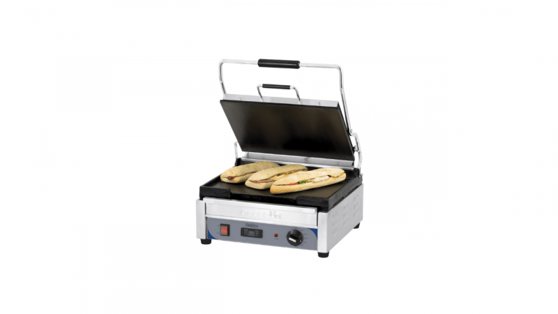 GRILL "PANINI" L LISO CON TEMPORIZADOR