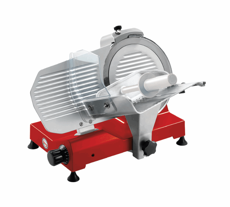 CORTADORAS DE FIAMBRE TRANSMISIÓN POR CORREA SMART Y MIRRA SMART 250 ROJA