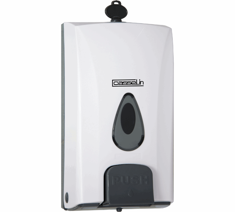 DISPENSADOR DE JABÓN 1L, BLANCO