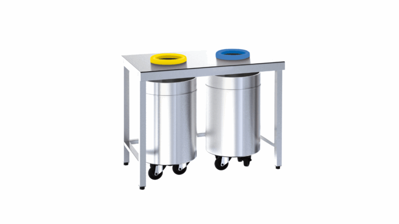 MESA DE RECICLADO ABIERTA CENTRAL