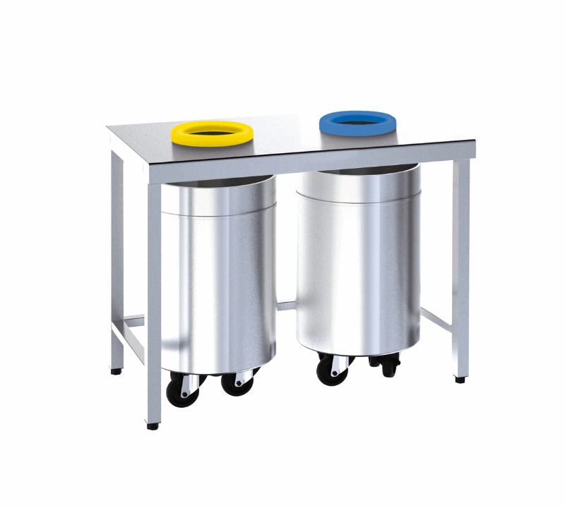 MESA DE RECICLADO ABIERTA CENTRAL
