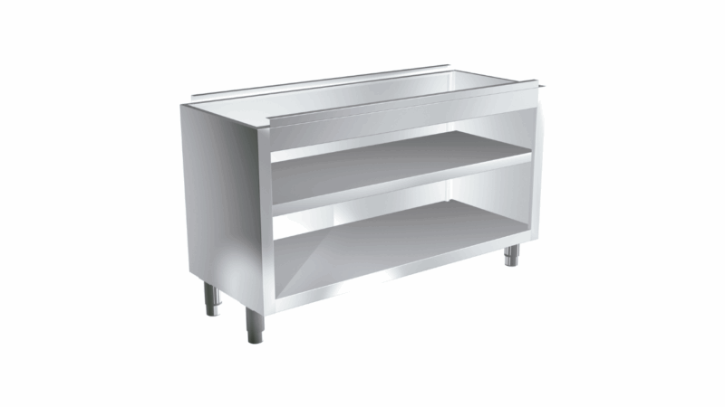 Mueble con Estantes sin Encimera