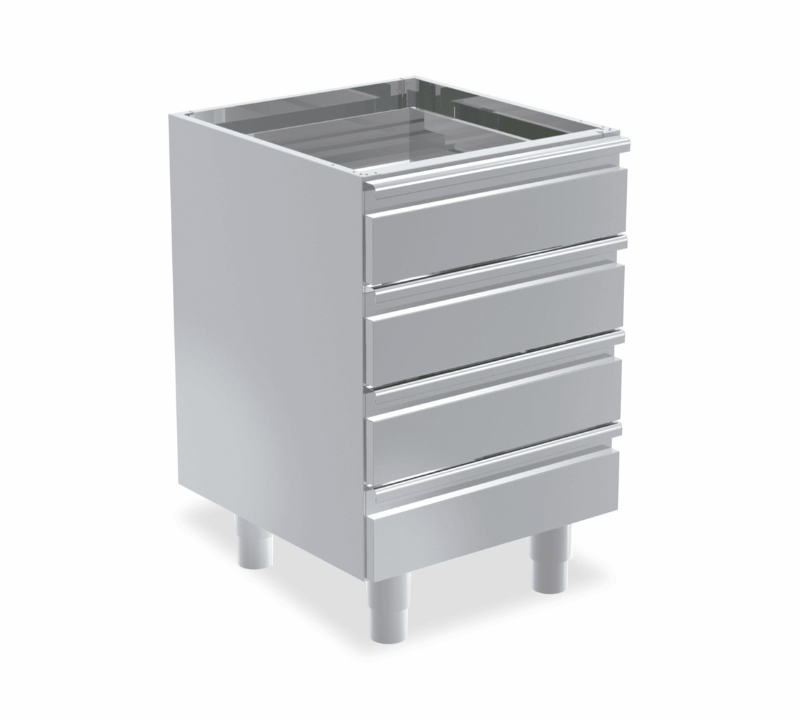 Mueble con 4 Cajones sin Encimera