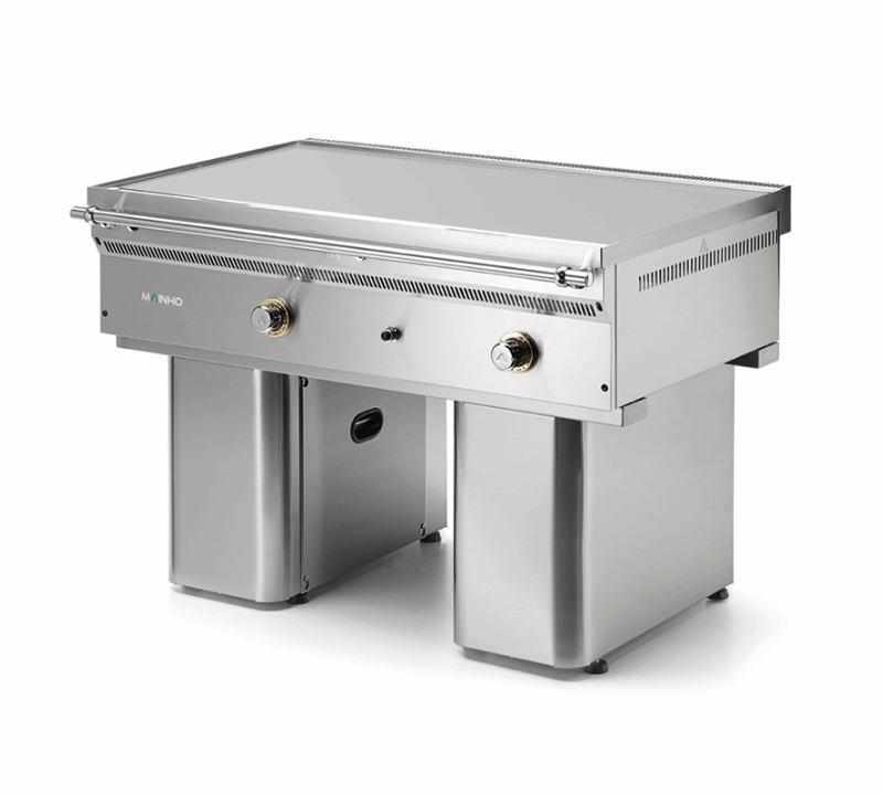 Fry-Top Teppanyaki a Gas - Acero rectificado