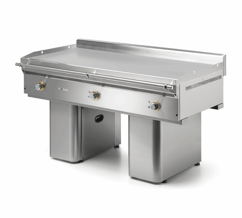 Fry-Top alto rendimiento eléctrico – Acero rectificado – Uni Snack