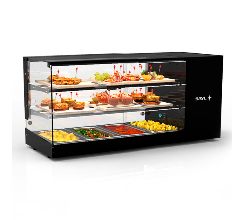 Vitrina Tapas Logic Triple Cuba GN 1 / 3 x 40