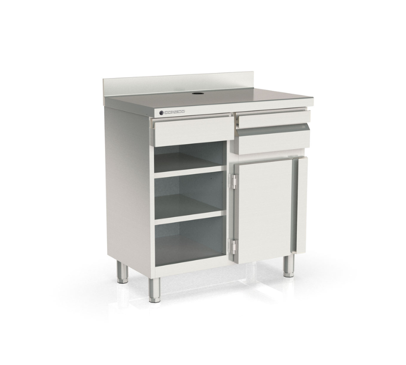 Frente Mostrador Cafetero Compacto MC-100-2