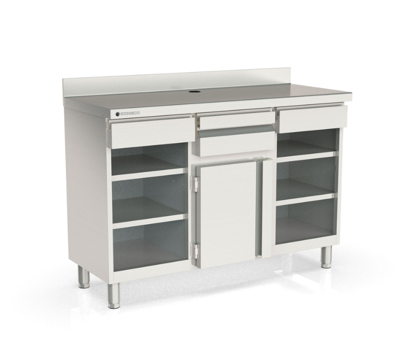 Frente Mostrador Cafetero Compacto MC-150-2