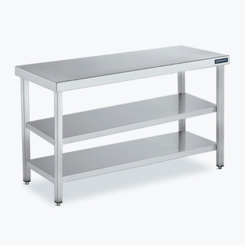 mesa trabajo dos estante